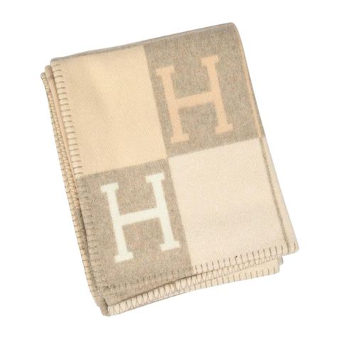 hermes cream blanket|authentic hermes blanket.